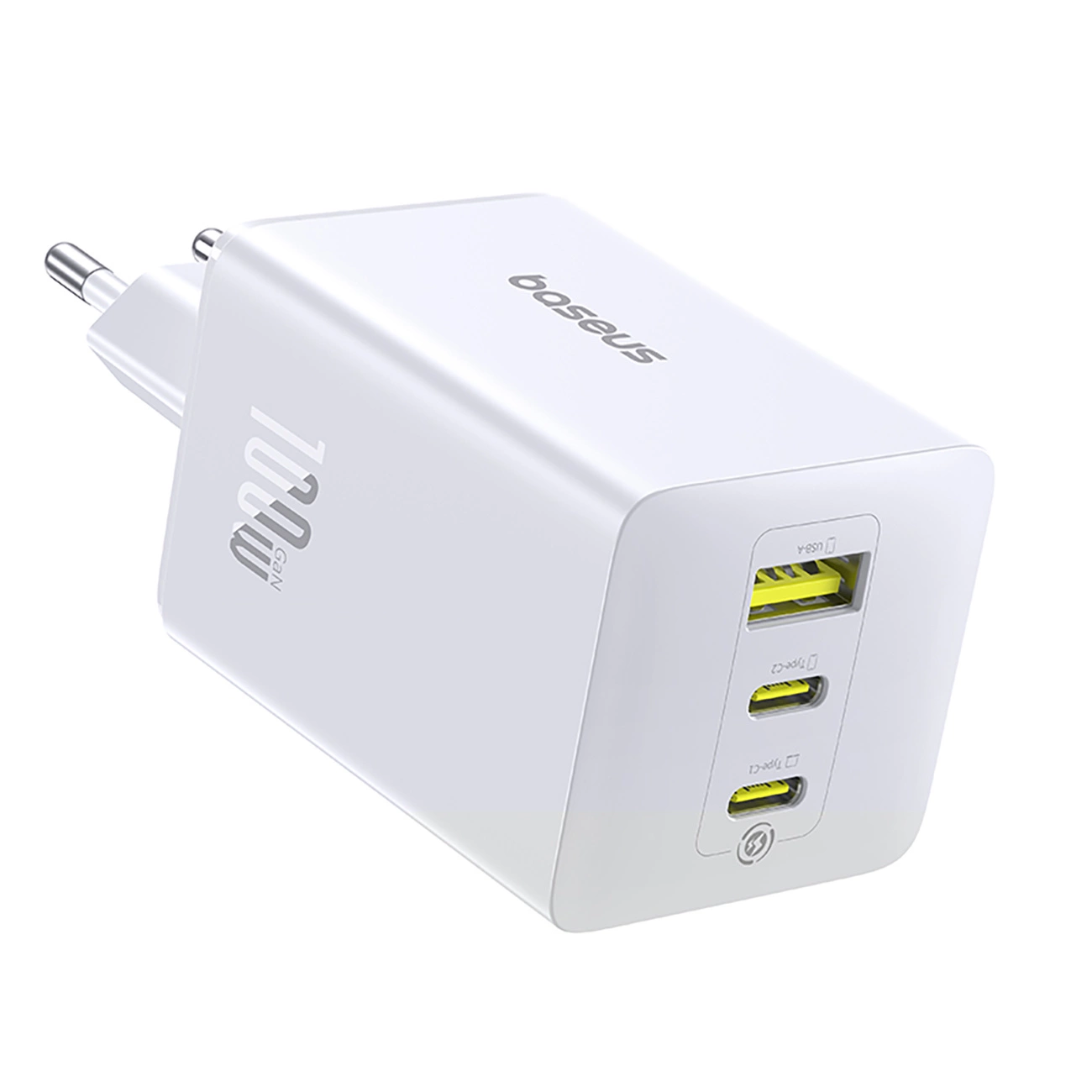 Baseus EnerFill FE11 Network Charger, 100W, 5A, 1 x USB-A - 2 x USB-C, White P10182102213-00