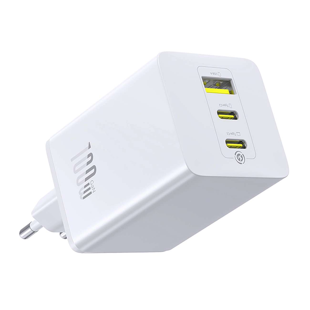 Baseus EnerFill FE11 Network Charger, 100W, 5A, 1 x USB-A - 2 x USB-C, White P10182102213-00