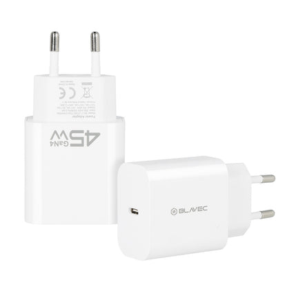 Blavec BC-7 Network Charger, 45W, 3A, 1 x USB-C, White