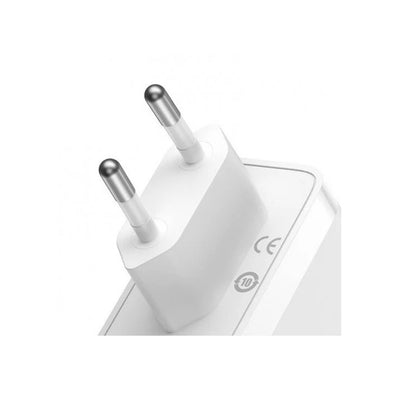Baseus GaN5 Pro Network Charger with USB-C Cable, 140W, 5A, 1 x USB-A - 2 x USB-C, White CCGP100202