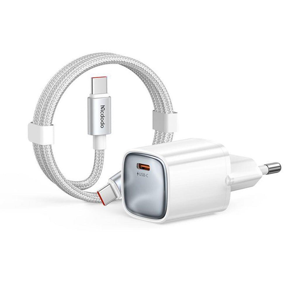 Mcdodo Nano CH-4432 USB-C Cable Wall Charger, 45W, 3A, 1 x USB-C, White