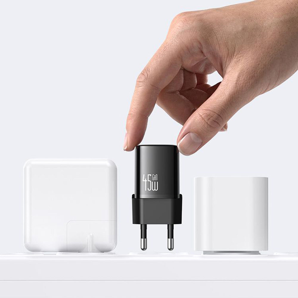 Mcdodo Nano CH-4433 USB-C Cable Wall Charger, 45W, 3A, 1 x USB-C, Black