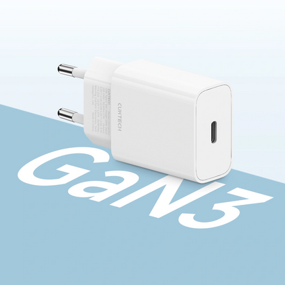 Cuktech HA716C Network Charger, 20W, 3A, 1 x USB-C, White