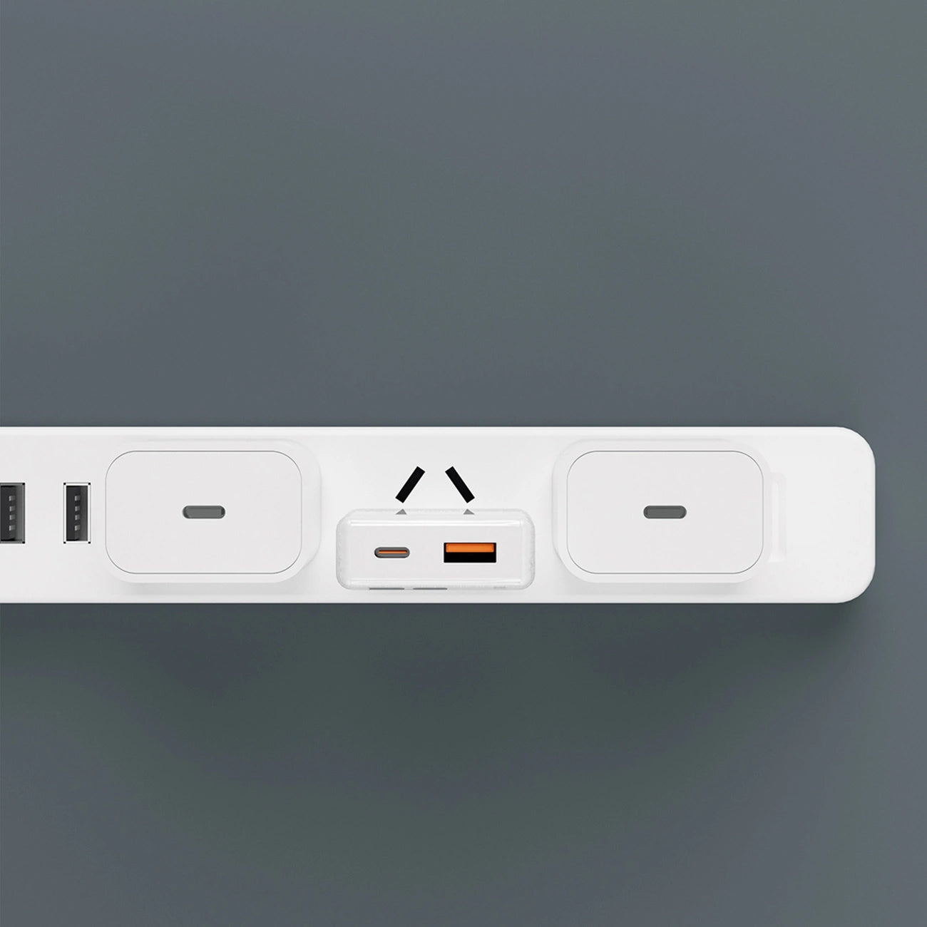 Network Charger Dudao A30EU, 30W, 3A, 1 x USB-A - 1 x USB-C, White 