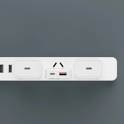 Network Charger Dudao A30EU, 30W, 3A, 1 x USB-A - 1 x USB-C, White 