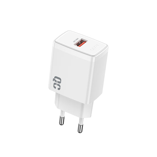 Lito LC08 Network Charger, 18W, 3A, 1 x USB-A, White