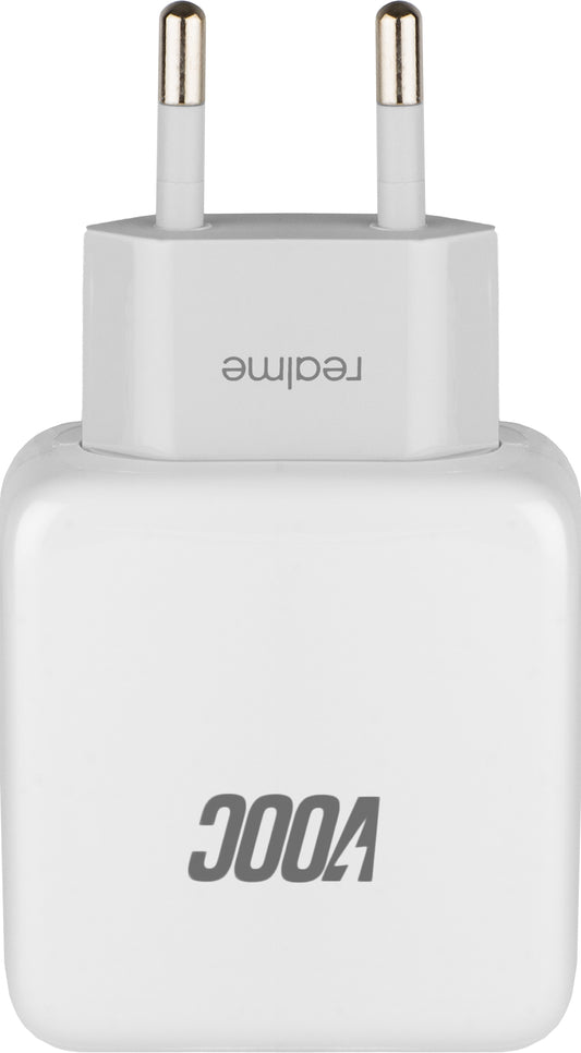 Realme Network Charger, 20W, 4A, 1 x USB-A, White VC54JCEH