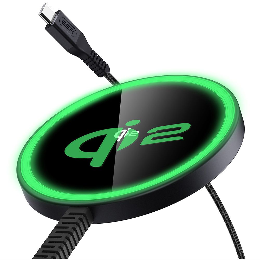 ESR HaloLock Wireless Network Charger, 15W, 1.67A, Black