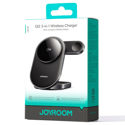 Joyroom JR-W17 3in1 Wireless Network Charger, 15W, 1.67A, Black