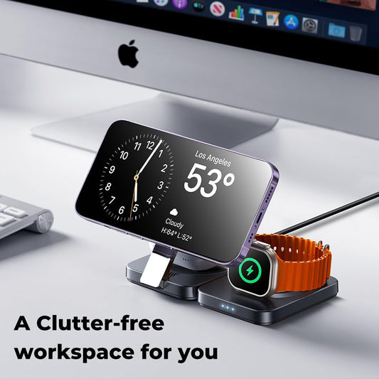 Lisen W103 3in1 Wireless Network Charger, 7.5W, 1.1A, Black YL0324090008