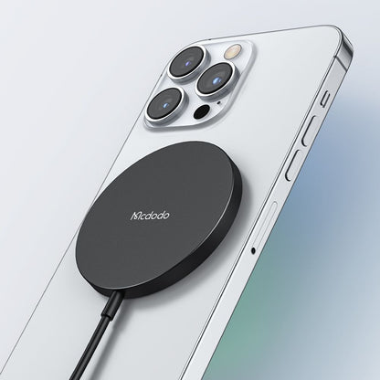 McDodo CH-4360 Moon Wireless Network Charger, 15W, 1.67A, Black