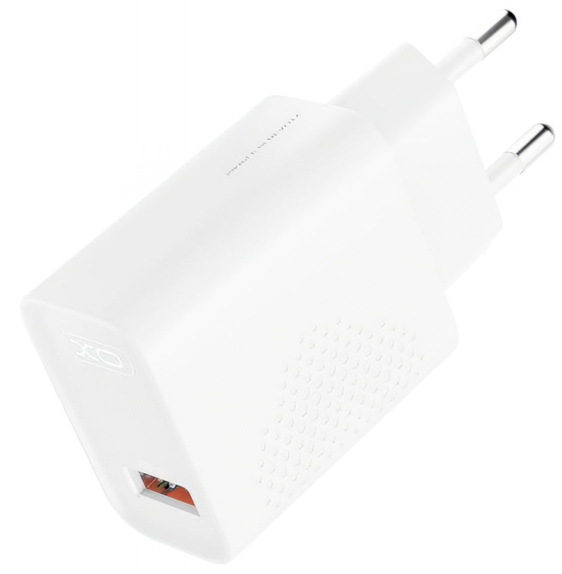 XO Design L159 Network Charger, 18W, 3A, 1 x USB-A, White