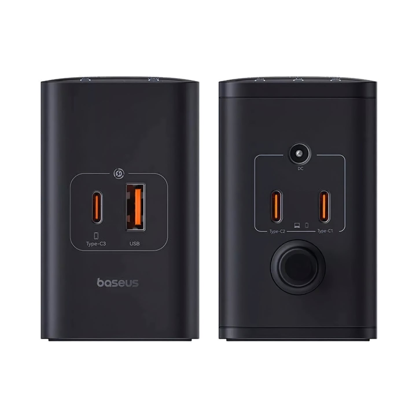 Baseus 5in1 Charging Station, 240W, 5A, 1 x USB-A - 3 x USB-C - 1 x DC, Black P10163901113-00