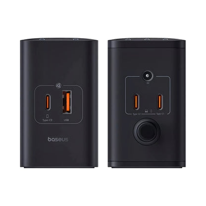 Baseus 5in1 Charging Station, 240W, 5A, 1 x USB-A - 3 x USB-C - 1 x DC, Black P10163901113-00