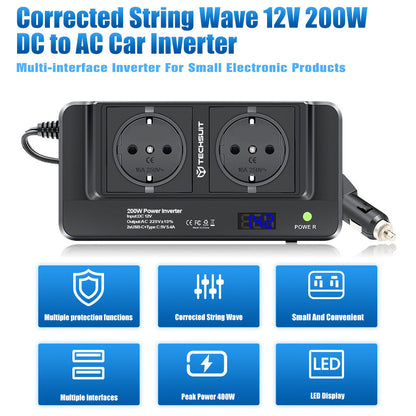Auto Electric Inverter Techsuit PowerDriveX, 200W