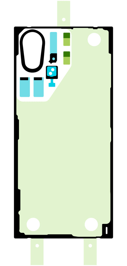Battery Cover Adhesive Kit for Samsung Galaxy S22 Ultra 5G S908, Service Pack GH82-27490A
