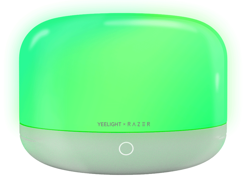 Yeelight D2 Bedside LED Lamp by Razer, Wi-Fi, 5W, 1700K - 6500K, 240lm, RGB, White, Resealed YLCT01YL
