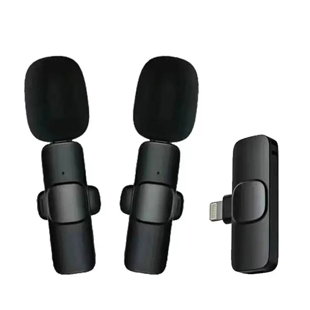 Techsuit LW1 Lavalier, Lightning, Set of 2, Black