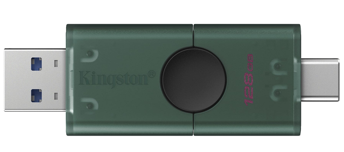 External Memory USB-A 3.2 / USB-C Kingston Duo, 128Gb DTDEG2/128GB