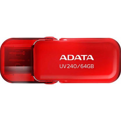 USB-A External Memory Adata UV240, 64Gb AUV240-64G-RRD AUV240-64G-RRD 