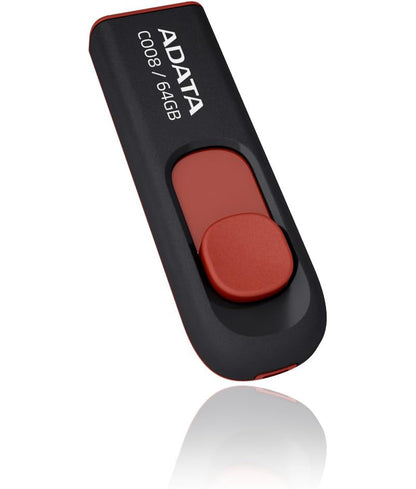 External USB-A Memory Adata C008, 64Gb AC008-64G-RKD