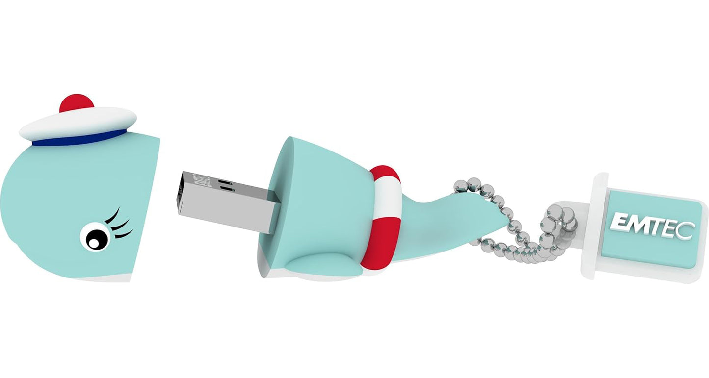 External USB-A Memory Emtec M337 Whale, 16Gb ECMMD16GM337