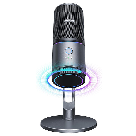 UGREEN CM769 Cardioid Microphone (35629), RGB, USB-A, 2m, Black