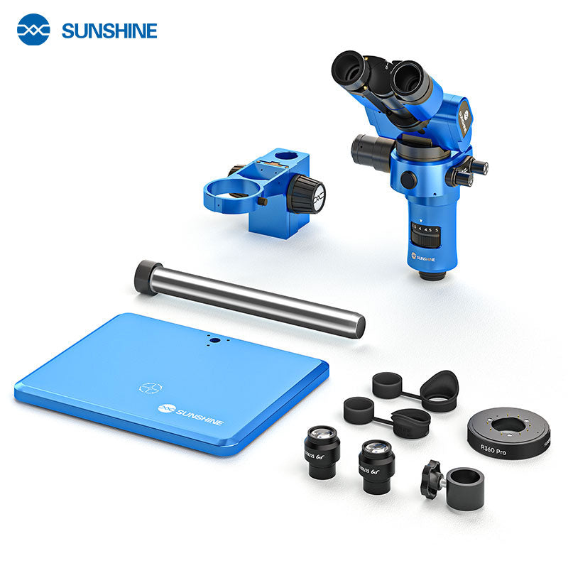 Sunshine R360 Pro Microscope, Blue
