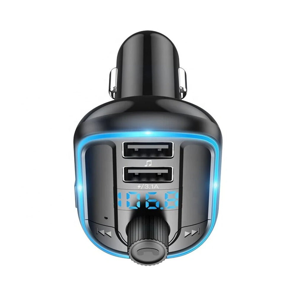 FM Bluetooth Modulator Yesido Y44, 2 x USB-A - 1 x microSD