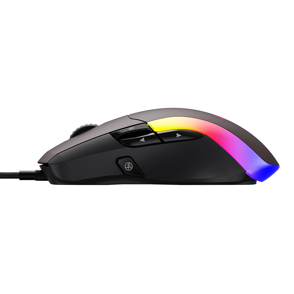 HAVIT MS959S Wired USB Gaming Mouse, RGB, 1200DPI - 8000DPI, 1.6m, Black Ochre
