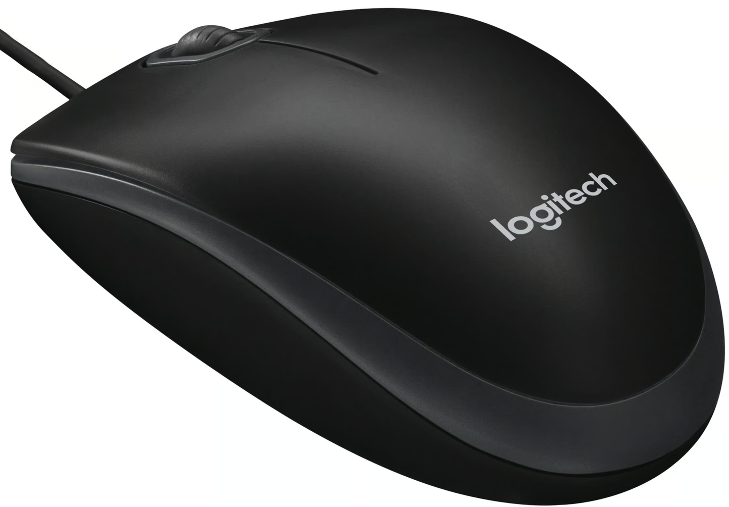 Wired USB Mouse Logitech B100, 1000DPI, Black 910-003357