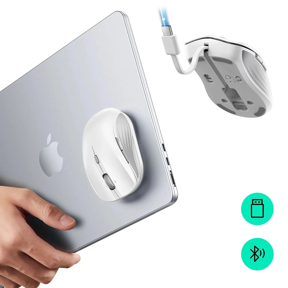 ESR MagMouse Wireless Mouse, 800DPI - 4800DPI, White