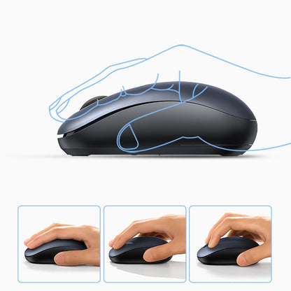 UGREEN MU105 Wireless Mouse, 2400DPI, Navy Blue