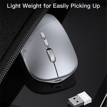 Wireless Mouse Yesido KB15, 800DPI - 1600DPI, Silver