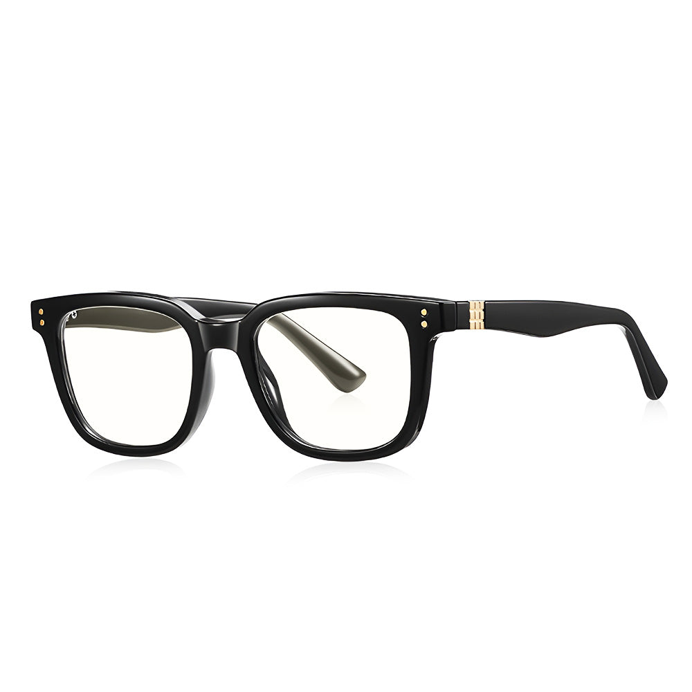 Techsuit 2225 Men's Computer Glasses, Anti-Blue Light, Black