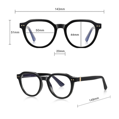 Techsuit 2228 Men's Computer Glasses, Anti-Blue Light, Black