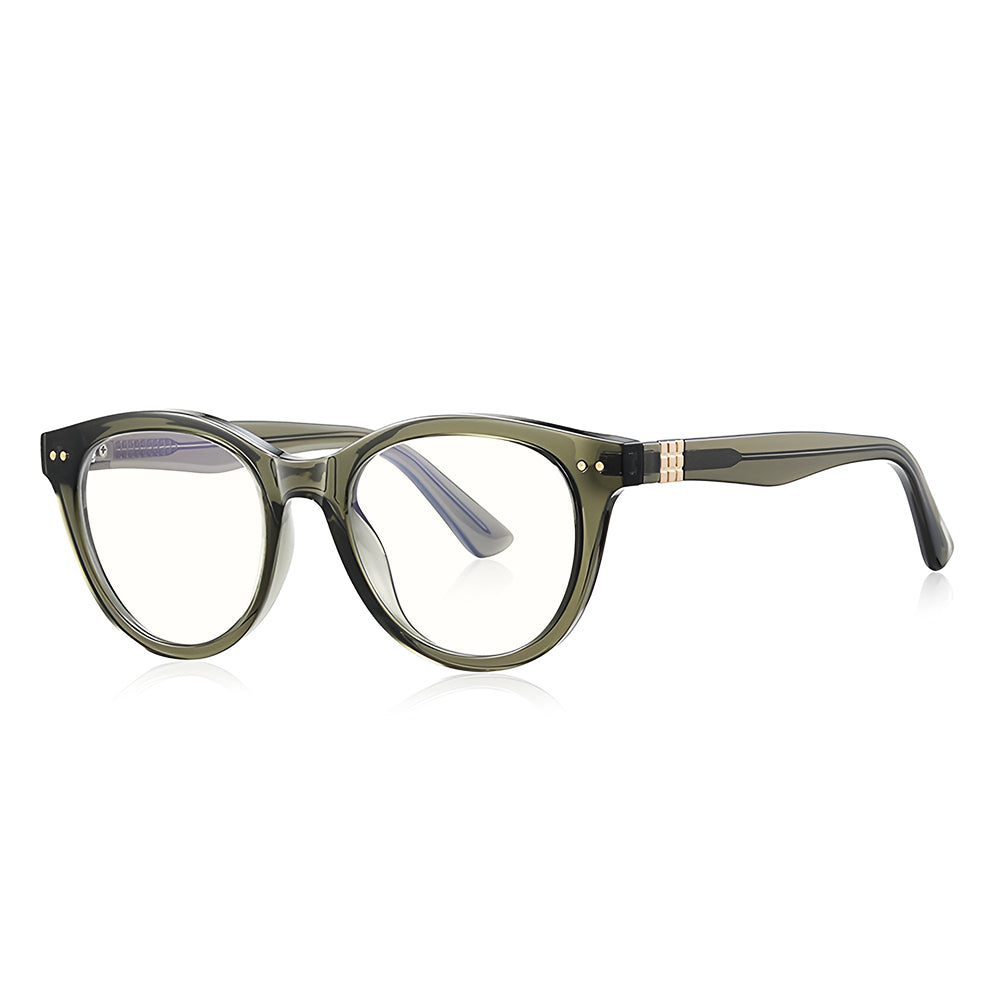 Computer Glasses for Men Techsuit 2231, Anti-Blue Light, Green