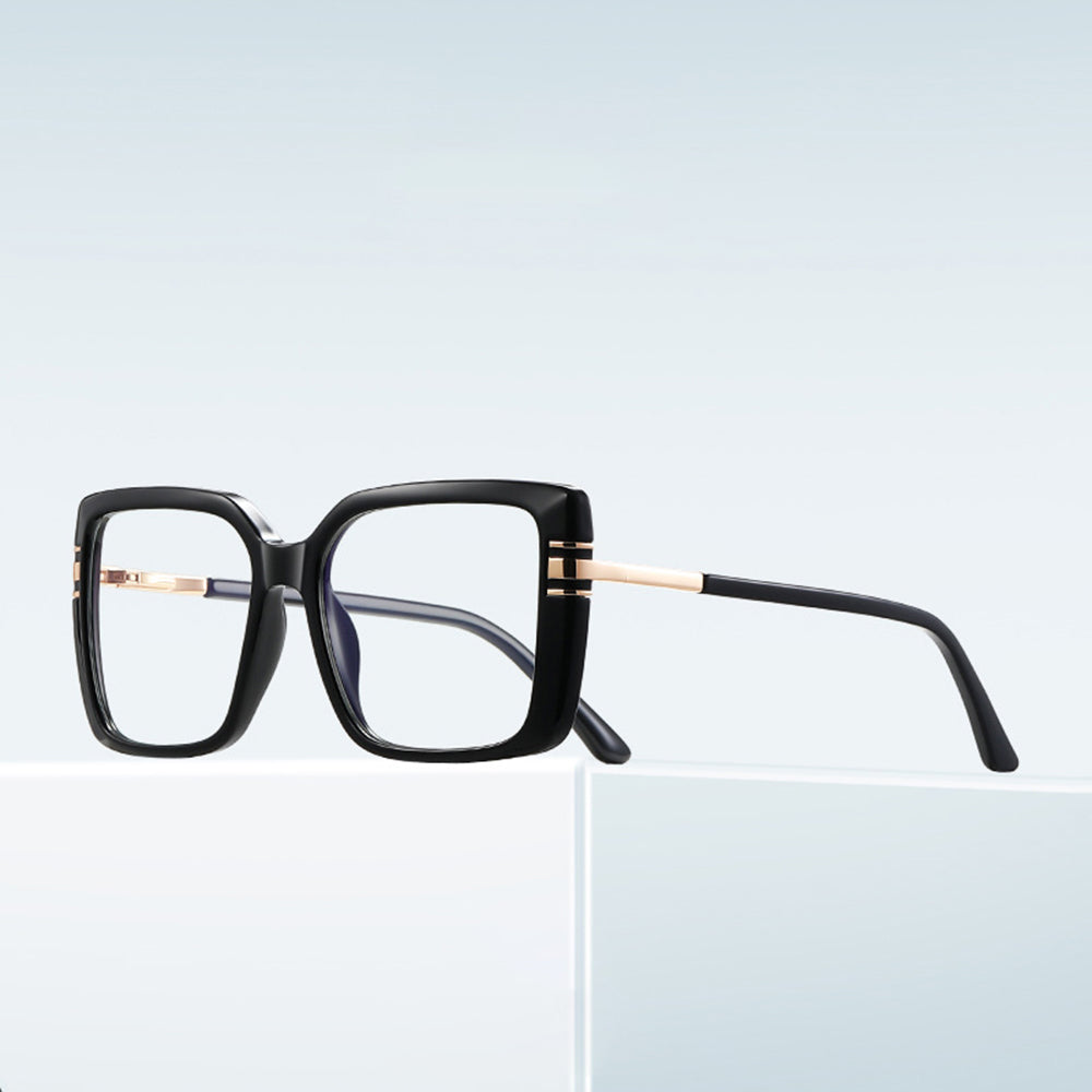 Techsuit 2270 Women's Computer Glasses, Anti-Blue Light, Black