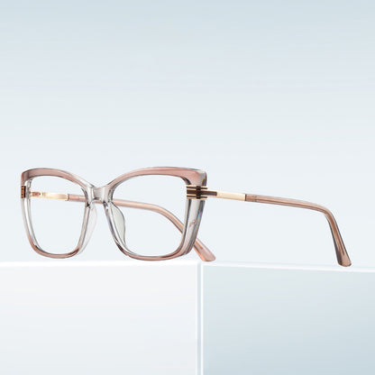 Techsuit 2273 Women's Computer Glasses, Anti-Blue Light, Brown