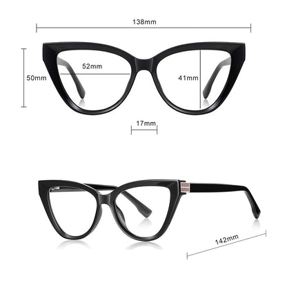 Techsuit 2279 Women's Computer Glasses, Anti-Blue Light, Brown