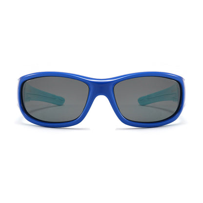 Techsuit 800-C11 Kids' Sports Sunglasses, Polarized, Black