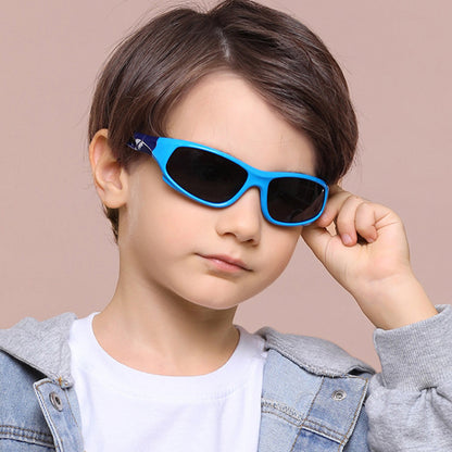 Techsuit 816-C2 Kids' Sport Sunglasses, Polarized, Yellow Pink