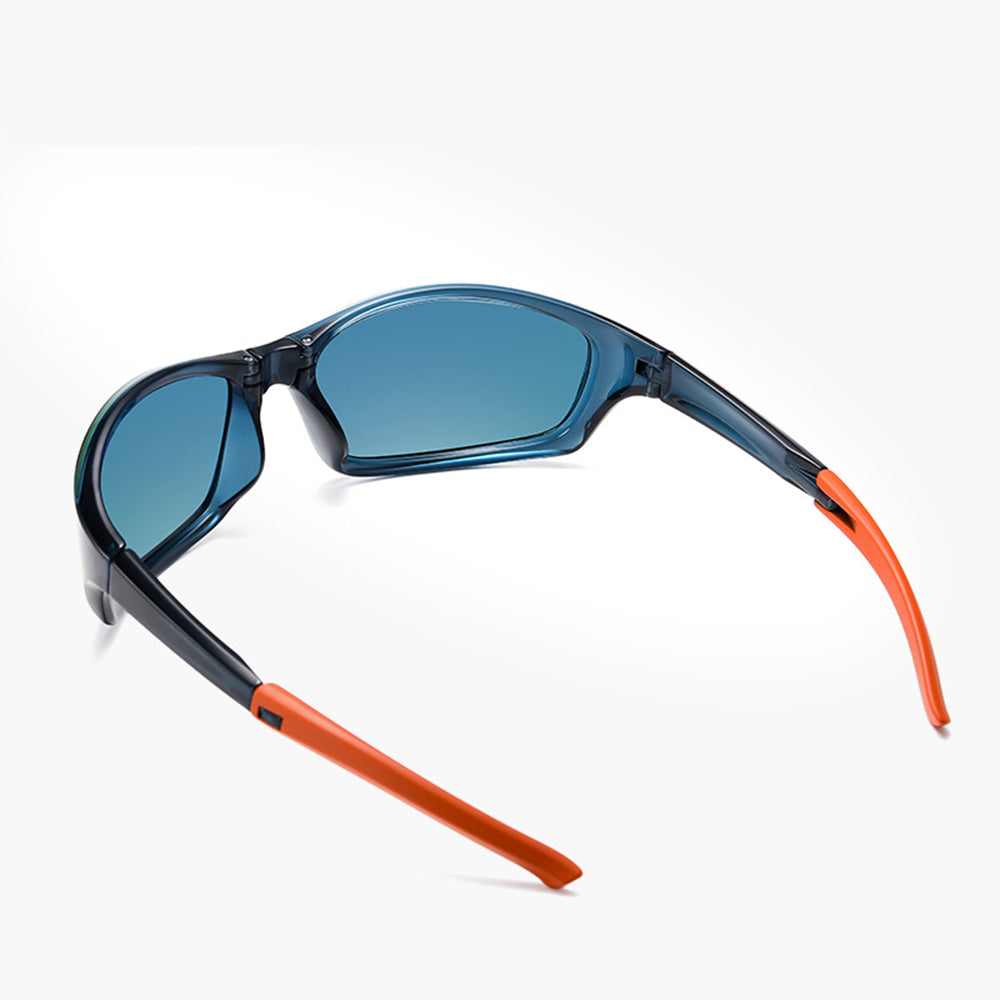 Unisex Cycling Glasses Techsuit 24101, Polarized, Black Purple