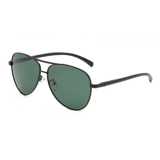 Men's Techsuit 2150 Sunglasses, Polarized, UV Protection, Black Green