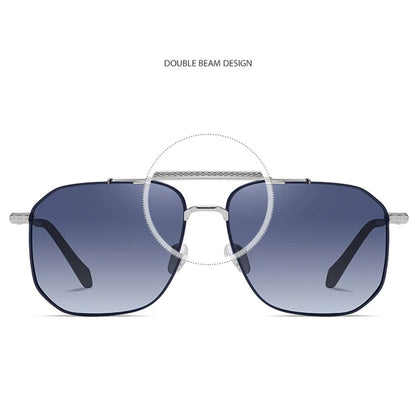 Men's Techsuit 8538 Sunglasses, Polarized, UV Protection, Gray Brown