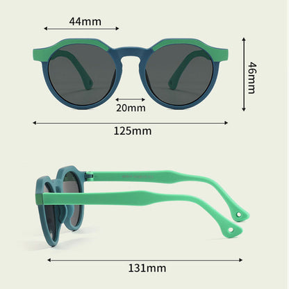 Techsuit 601 Kids Sunglasses, Polarized, UV Protection, Purple Pink