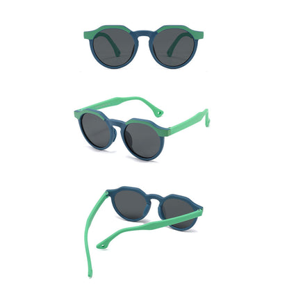 Techsuit 601 Kids Sunglasses, Polarized, UV Protection, Pink Red