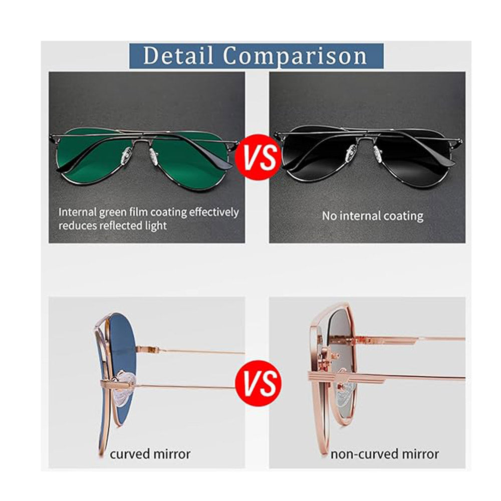 Unisex Techsuit 3025 Sunglasses, UV Protection, Gold Pink Blue