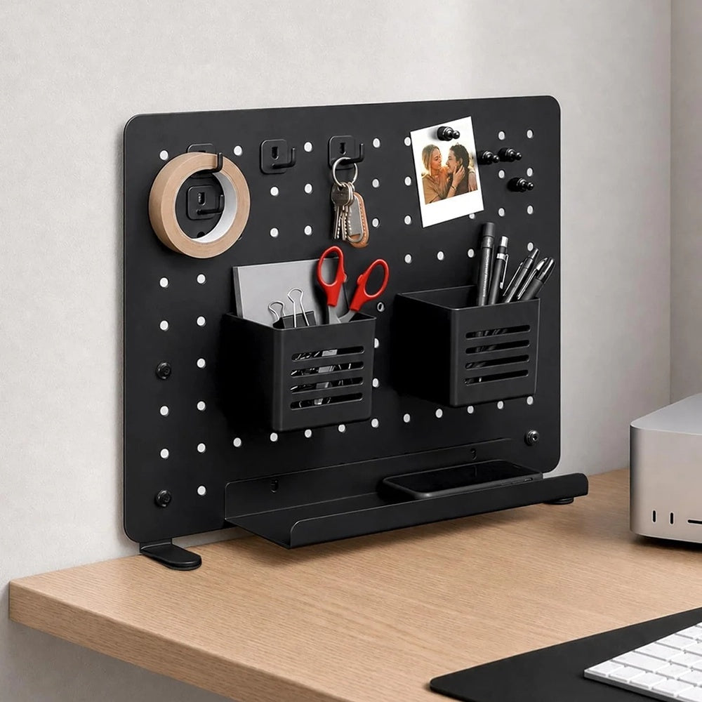 Spigen LD405 Metal Desk Organizer, Black AHP11400
