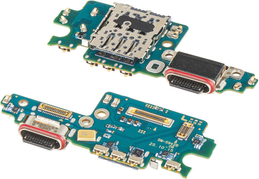 Charging Connector Board - Microphone - SIM Reader Module Samsung Galaxy S26 S942, Service Pack GH96-20820A